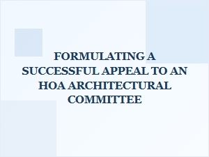 Nevada Hoa Appeal Guidelines for Architectural Decisions