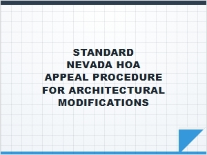 Navigating Nevada Hoa Architectural Appeals