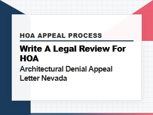 Appealing an Hoa Architectural Denial in Nevada