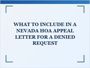 Drafting an Effective Nevada Hoa Appeal Letter