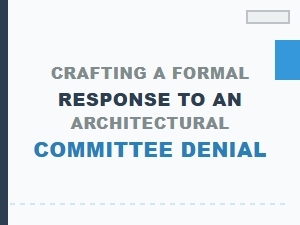 How to Appeal an Architectural Committee Decision