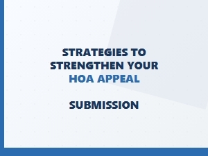 How to Strengthen Your Hoa Appeal Submission